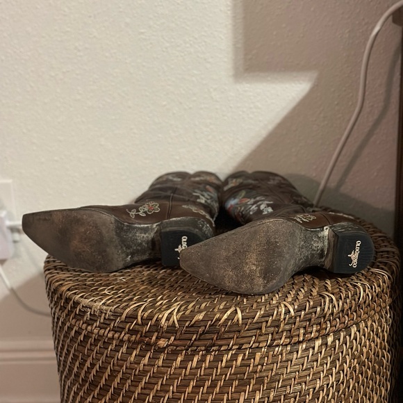 Embroidered Leather Cowboy Boots Old Gringo Bonnie - Picture 4 of 11